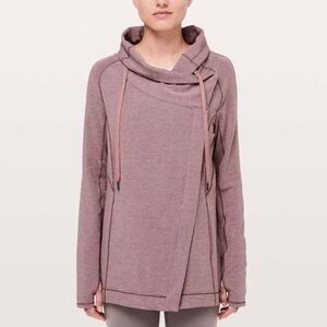 Lululemon Coast Easy Wrap Size 6 Heathered Misty Merlot
